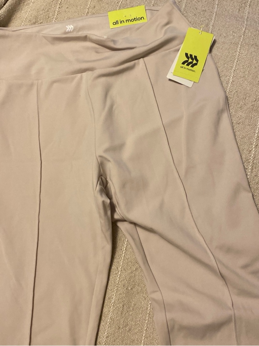 all in motion Neutral Beige Active Leggings Sz M